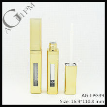 Schöne & leeren Kunststoff Quadratum Lip Gloss Tube AG-LPG39, AGPM Kosmetikverpackungen, benutzerdefinierte Farben/Logo